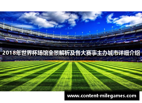 2018年世界杯场馆全景解析及各大赛事主办城市详细介绍