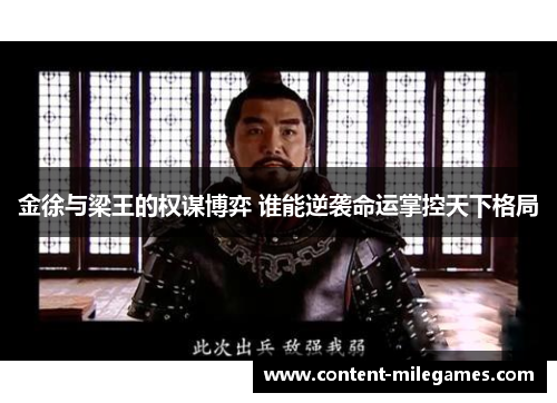 金徐与梁王的权谋博弈 谁能逆袭命运掌控天下格局